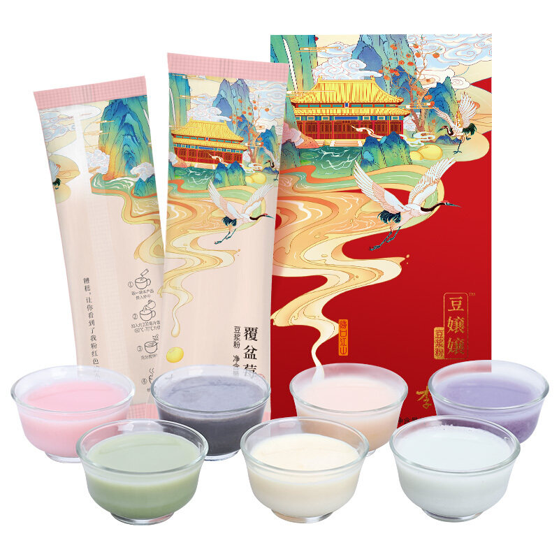 李子柒七彩速溶营养早餐商用豆浆粉 晰睿食品豆浆