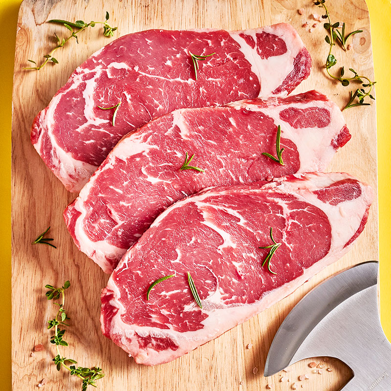 小牛凯西食品专营店小牛凯西进口原肉整切牛排套餐黑椒牛肉10片新鲜菲力家庭西冷牛扒3