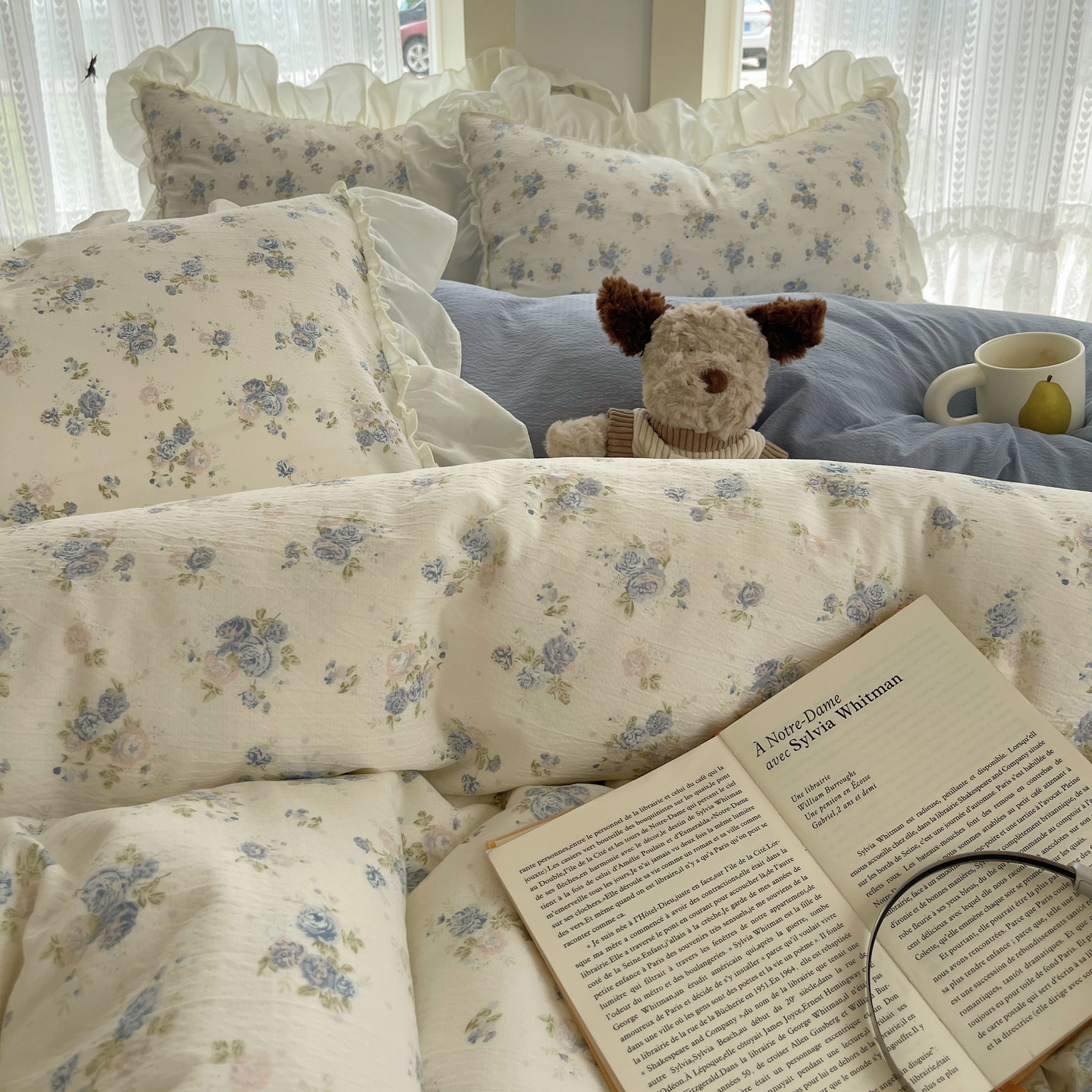 法式A类纯棉双层纱四件套全棉床单人被套2025新款被罩宿舍三件套4,淘宝优惠券,粉丝福利购,淘宝优惠卷