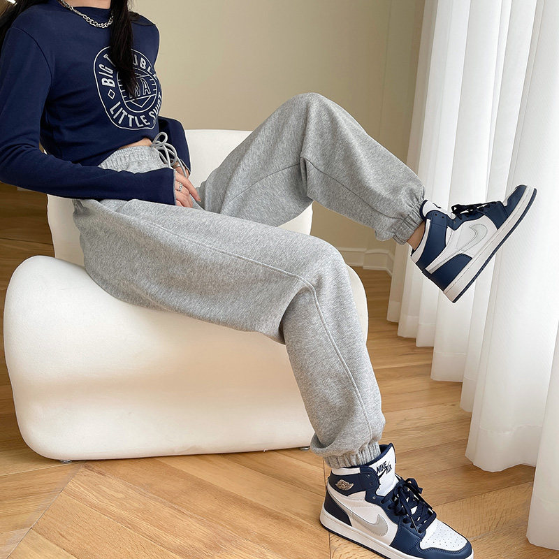 秋冬2022年新款宽松休闲束脚运动裤 星娅妃休闲裤