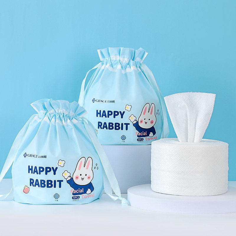 洁丽雅一次性洗脸巾T纹卷筒式吸水男女化妆绵柔巾干湿两用洁面巾,淘宝优惠券,粉丝福利购,淘宝优惠卷