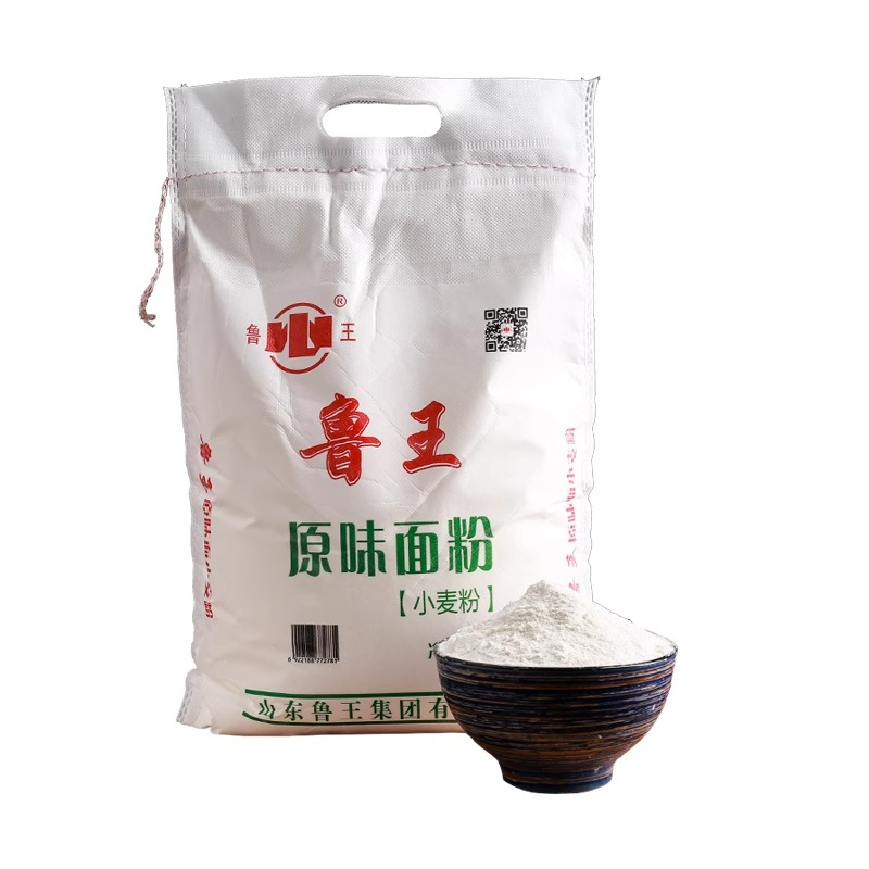 鲁王原味中筋面粉5斤一等小麦粉水饺馒头包子面条月饼面粉2.5kg - 图3