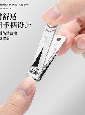 芳龄韩国进口指甲钳平口斜口指甲钳成人小孩家通用款脚指甲钳剪刀