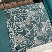 Ginkgo Leaf Genuine Silk Fabric Wide Filature Jacquard Fabric Silk Quality New Chinese Leaf Pattern Cloth