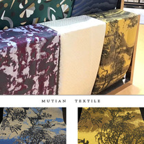 MT door amplitude 145cm Chinese classical geometric pattern high precision spinning jacquard decorative fabric