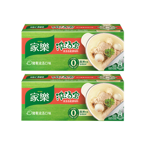 家乐浓汤宝猪骨浓汤家庭装快熟汤料炖汤速食汤猪骨汤火锅底料2盒 - 图3