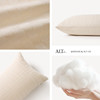 Cream style long pillow bed back cushion