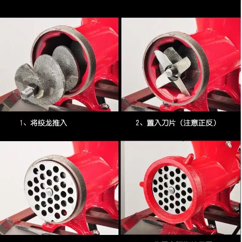 32 Коммерческая электрическая машина для шлифования мяса.