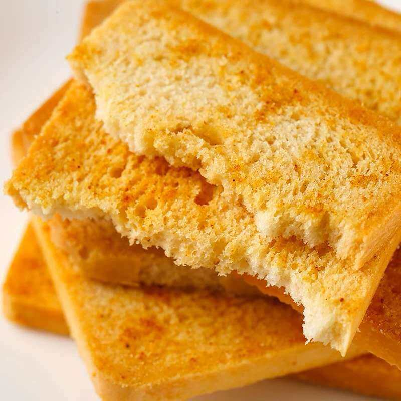米多奇烤香馍片馍丁50包整箱饼干 划得来食品酥性饼干