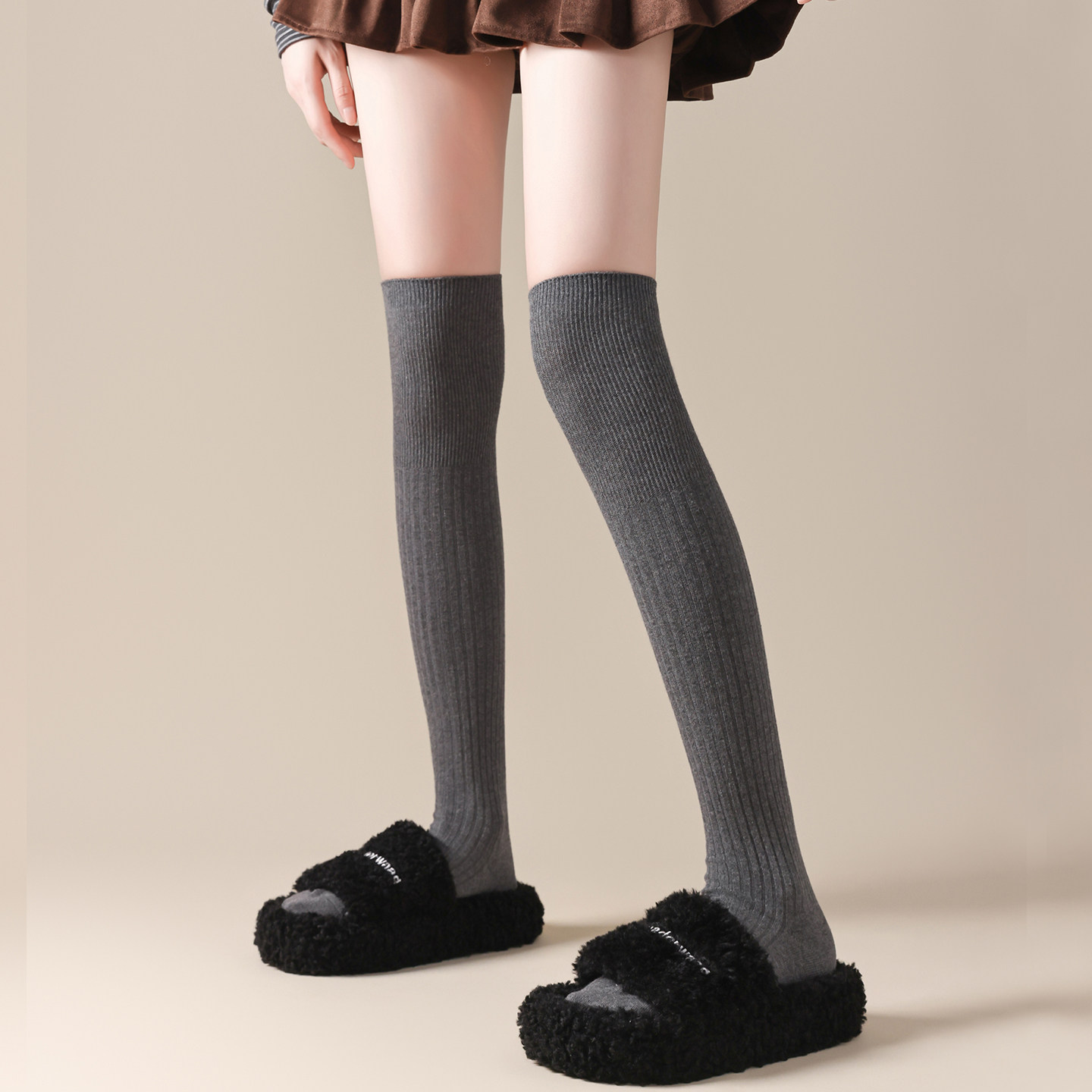 长靴过膝袜子女长筒袜夏季薄款纯棉配靴子小腿堆堆袜美拉德短靴袜,淘宝优惠券,粉丝福利购,淘宝优惠卷