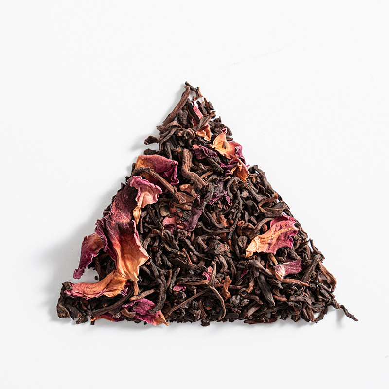 玫瑰普洱茶组合花茶三角冷泡茶包 沁晚香代用/花草茶