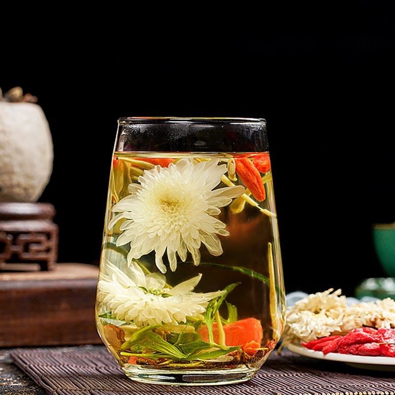 竹叶菊花决明子茶包枸杞茶 沁晚香代用/花草茶