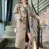 2019 mùa thu mới áo len hai mặt Phiên bản Hàn Quốc của Slim dài tay dài phần len nữ cashmere - Áo len lót đôi áo khoác nhẹ nữ Áo len lót đôi