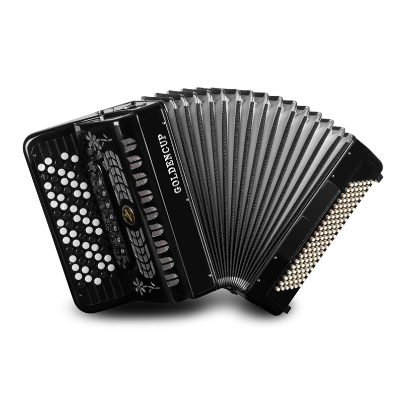 金杯格兰德巴扬手风琴96/120贝斯司70键按纽儿童进阶初学演奏专业 - 图2
