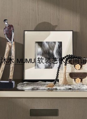 现代欧式中古样板间开放式衣帽间摆件置物架梳妆台储物盒装饰品