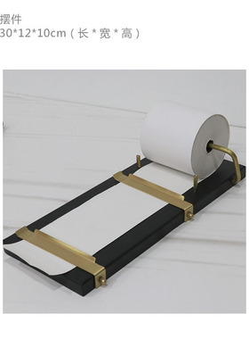 现代简约样板房服装设计主题软装饰品手工艺制作室大书垫皮垫摆件