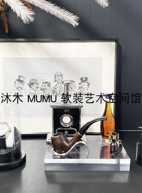 -定制-售楼处样板间厨房客厅书房飘窗软装饰品组合摆件套装