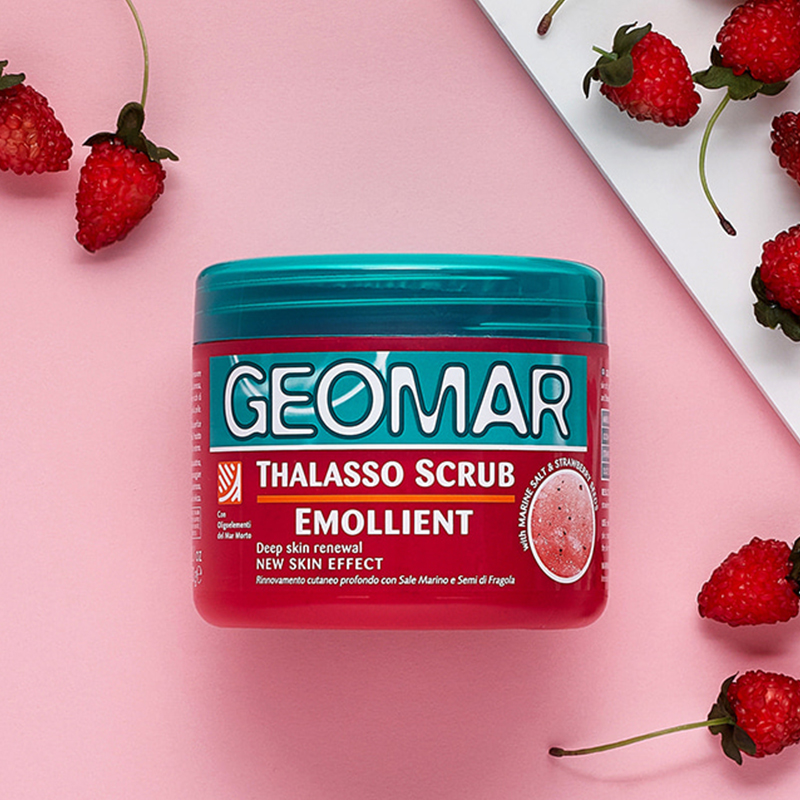GEOMAR吉儿玛海外旗舰店热品爆荐geomar吉儿玛草莓身体磨砂膏去角质鸡皮全身吉尔玛女600g1