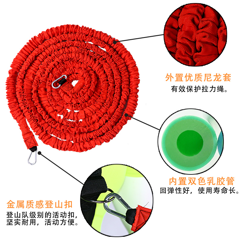 双人阻力拉力绳田径力量训练器材体能爆发拉力器篮球足球训练器材 - 图0