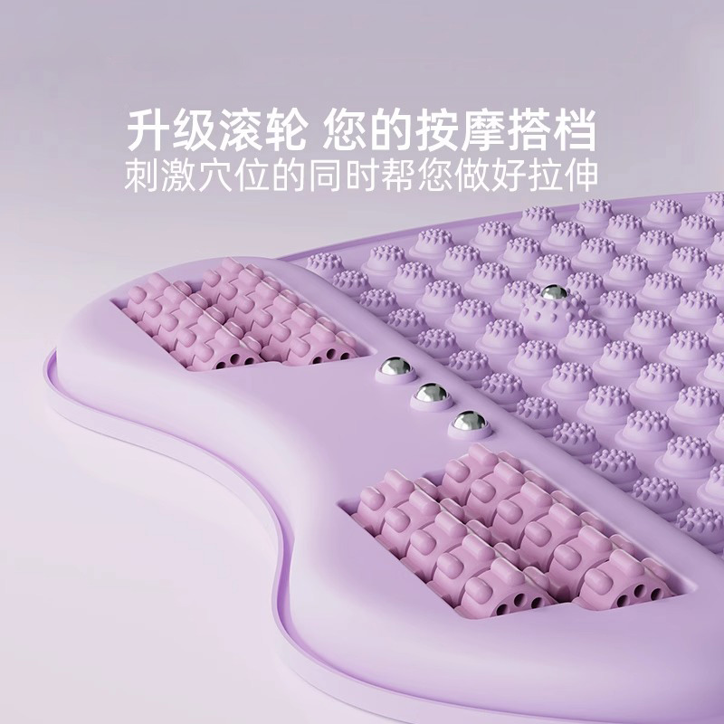 中医圆形指压板超慢跑足底按摩垫子室内原地跑步专用脚底踩趾压板