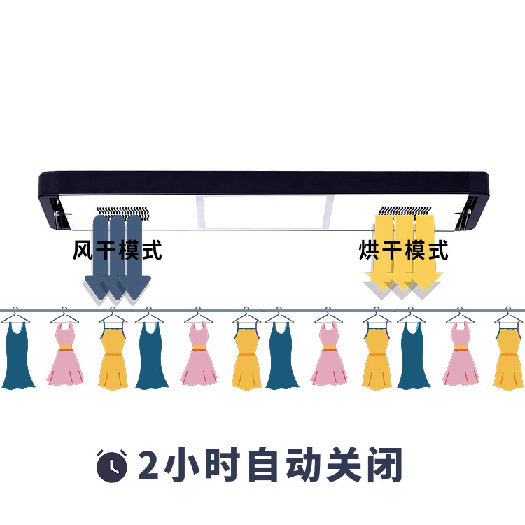 晾霸电动升降晾衣架M01WM0晾250W20M08霸晾衣架遥控器 - 图0