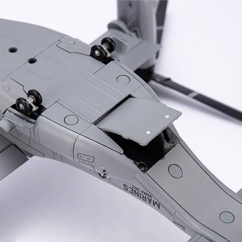 V22鱼鹰旋翼飞机仿真合金模型 MV-22运输直升机收藏摆件礼品 1:72 - 图1