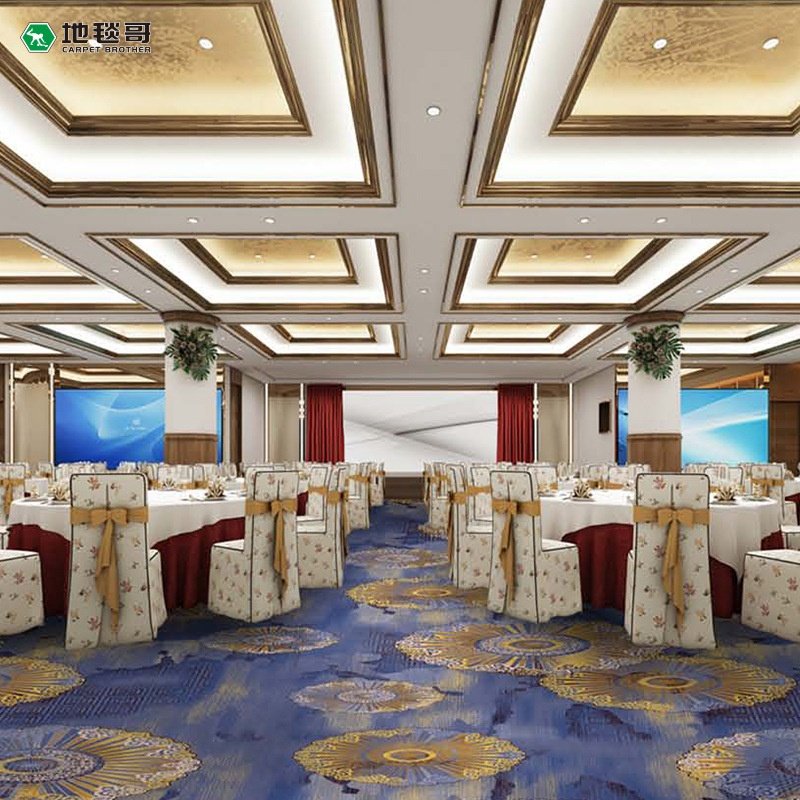跨境酒楼中式餐厅地毯阻燃b1酒店大堂公区过道通铺4米宽定制,淘宝优惠券,粉丝福利购,淘宝优惠卷
