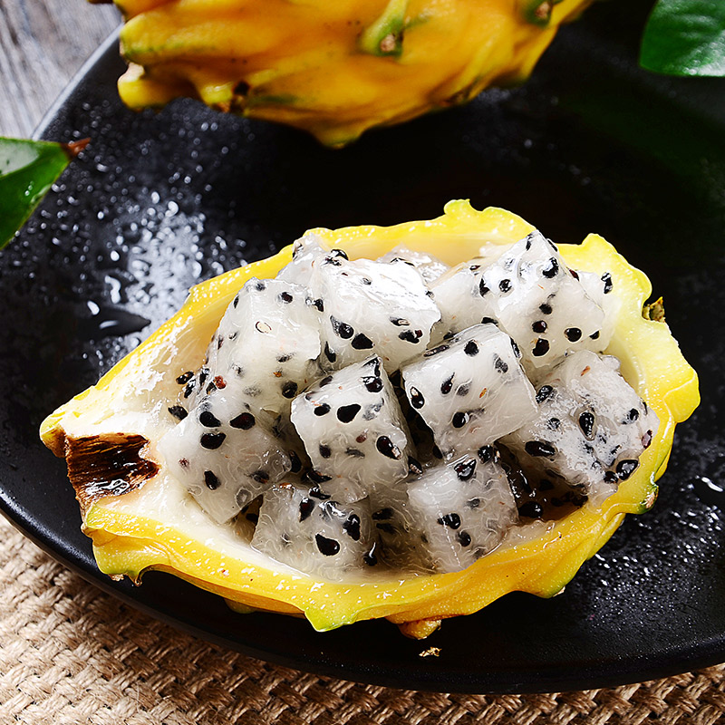 炜顿旗舰店麒麟果水果新鲜燕窝果超甜多汁2个装黄皮火龙果孕妇水果顺丰包邮2