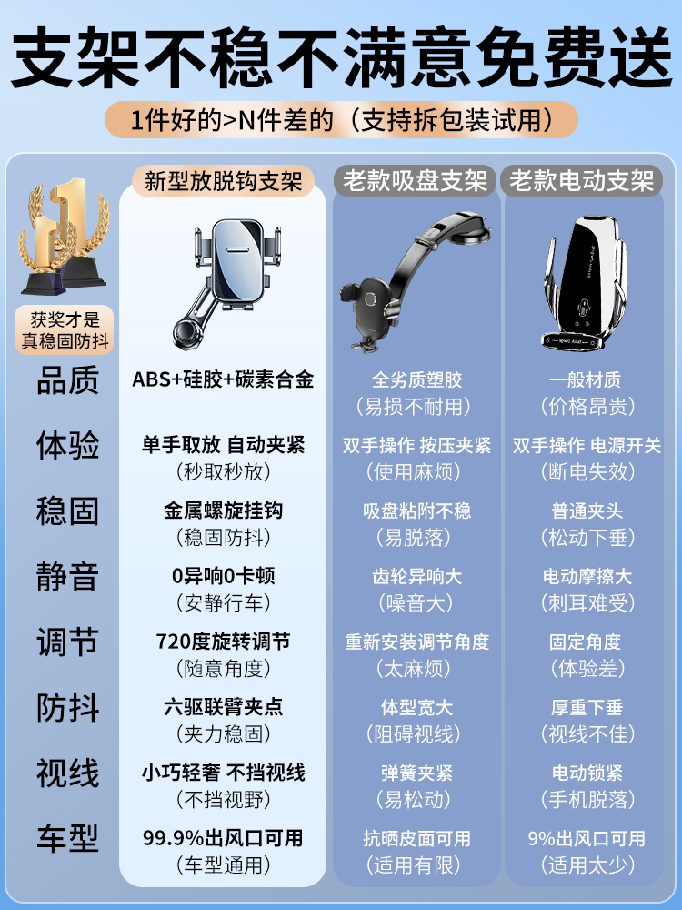 MRXL车载手机支架汽车内导航专用2023新款固定万能出风口车上支撑