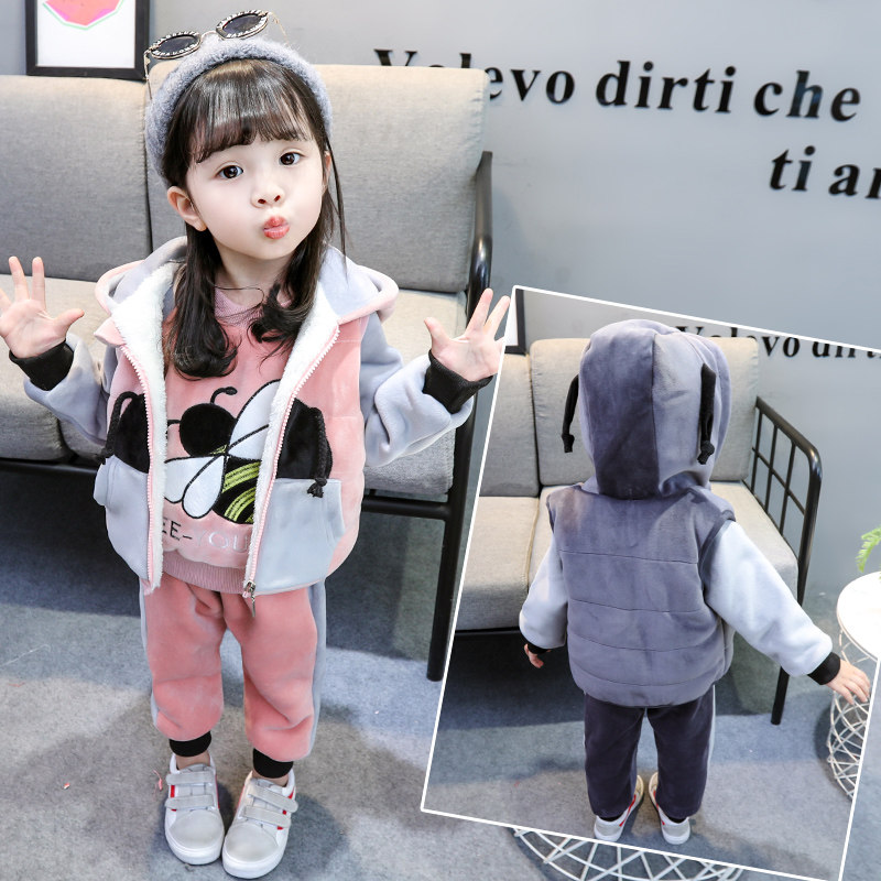 女童冬装2020新款韩版婴儿童装洋气 光派童装套装