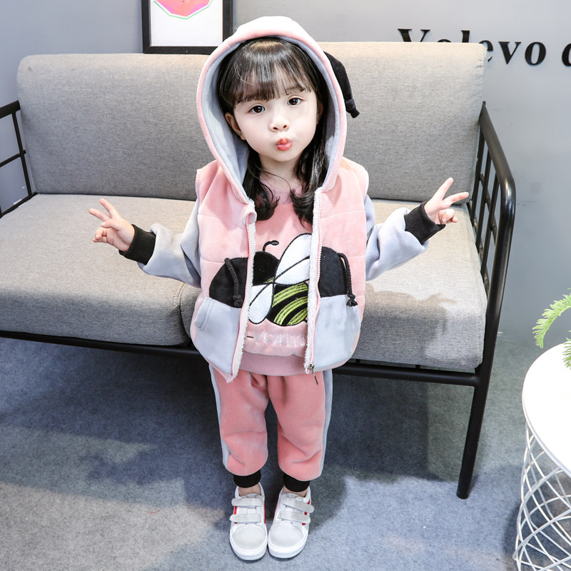 女童冬装2020新款韩版婴儿童装洋气 光派童装套装