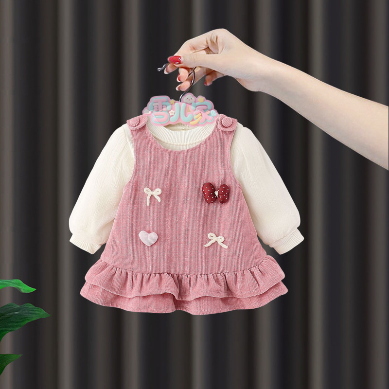 周岁女宝礼服女童冬季加绒连衣裙套装婴儿抓周生日新年衣服公主裙,淘宝优惠券,粉丝福利购,淘宝优惠卷