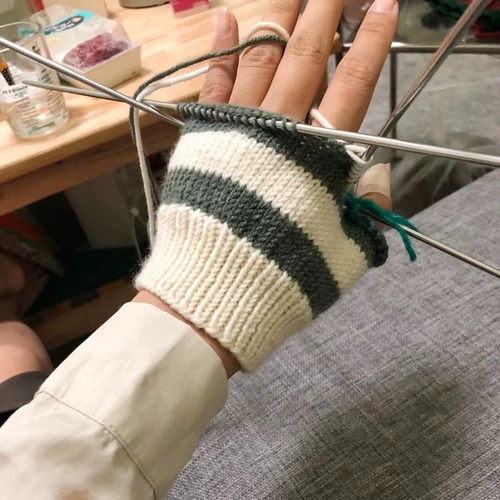 Свитер из нержавеющей стали, шерстяной шарф, плетеный комплект, 36см