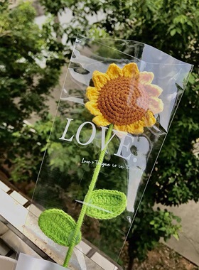 diy材料包花朵成品钩针节日女友