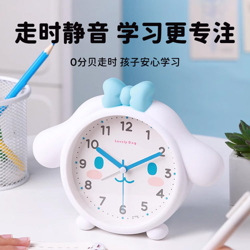 小闹钟新款钟表学生专用起床神器儿童女孩简单静音桌面时钟强力 - 图2