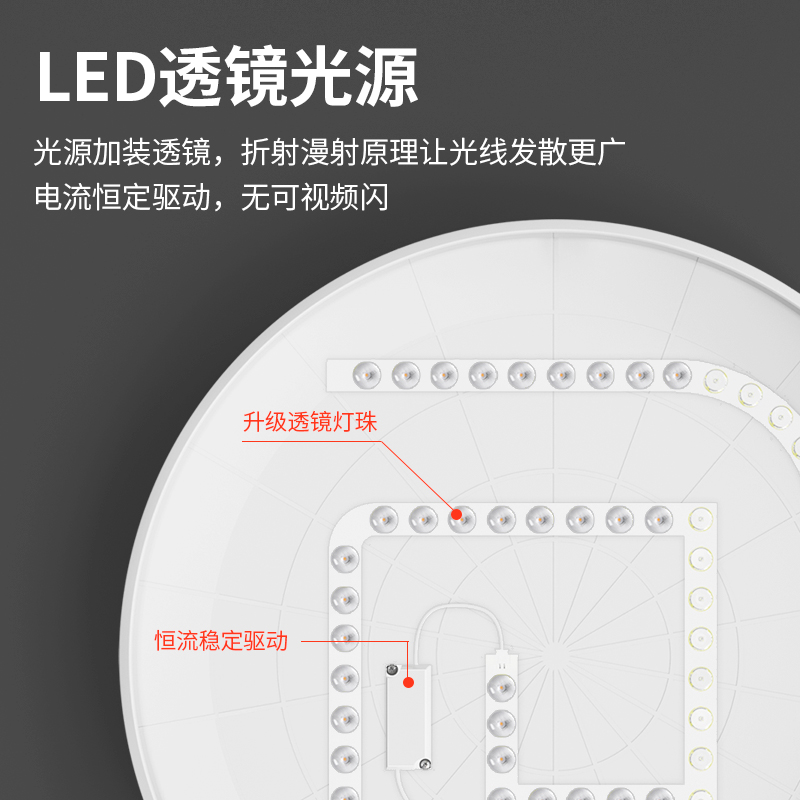 led吸顶灯现代简约卧室灯超薄主卧极简护眼2023年新款房间主灯具 - 图2