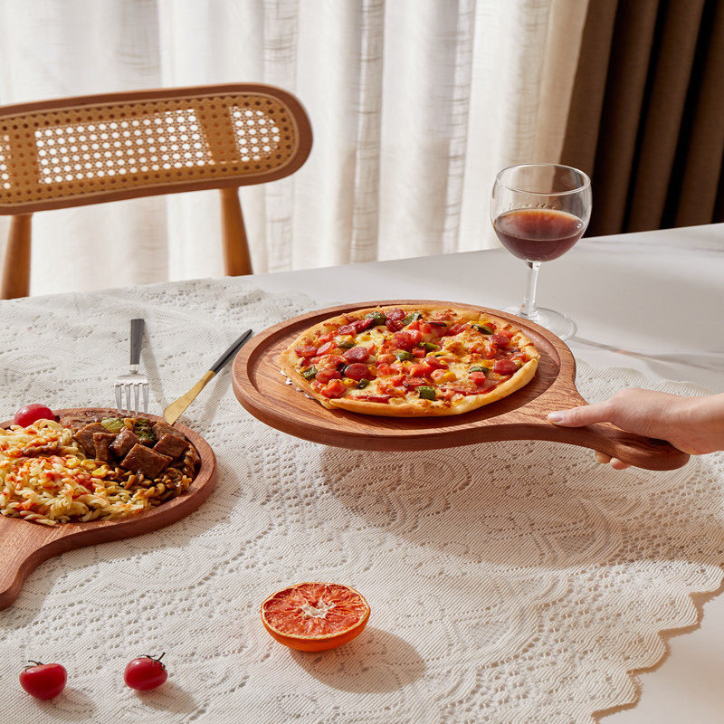 实木牛排餐盘日式木质披萨盘牛扒木板餐具木盘子木头托盘西餐摆盘,淘宝优惠券,粉丝福利购,淘宝优惠卷