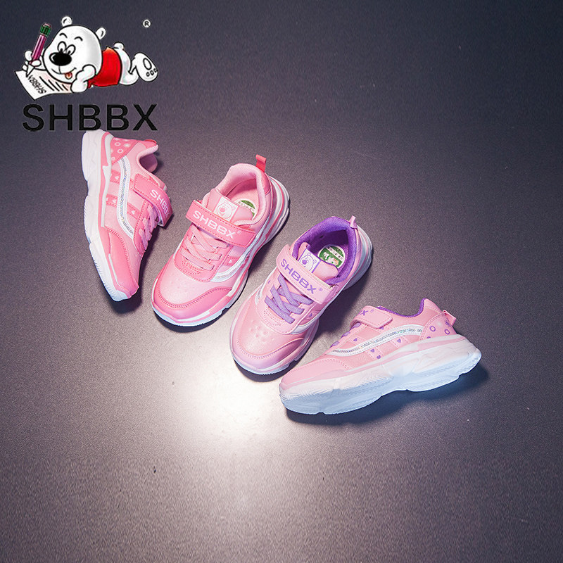 笨笨熊女童鞋儿童鞋子2019运动鞋 荣文玩具运动鞋