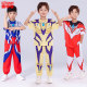 Glowing Ultraman Summer ຊຸດເດັກນ້ອຍແຂນສັ້ນຂອງແທ້