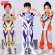 Glowing Ultraman Summer ຊຸດເດັກນ້ອຍແຂນສັ້ນຂອງແທ້