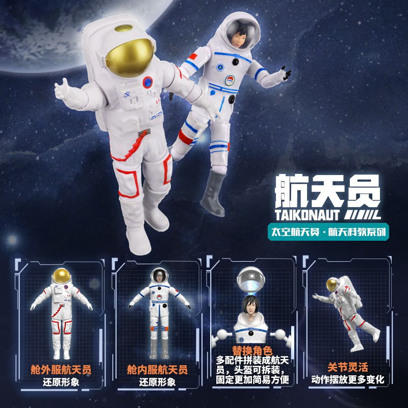 神舟五号宇宙飞船玩具载人火箭模型长征太空航天飞机男孩航模摆件-图2