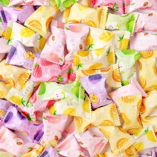 爆浆软糖水果味果汁夹心爆汁糖果网红爆款儿童喜糖散装零食批发 - 图3