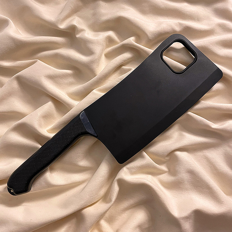 宏界 创意网红菜刀手机壳适用苹果14手机壳iphone13新款17promax搞怪个性11/12全包男女16pro防摔硅胶保护壳,淘宝优惠券,粉丝福利购,淘宝优惠卷