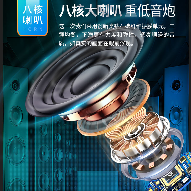 梵蒂尼星之豪专卖店真无线蓝牙耳机5.0双耳tws入耳式隐形单耳迷你运动超长待机续航适用iphone小米vivo华为oppo安卓通用三真显示1
