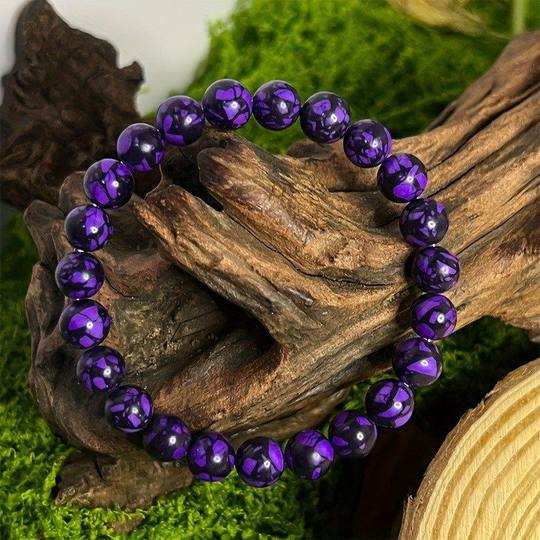 TEMU热销天然石手链男女高级感串珠手串厂家新品