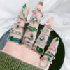 Ins niche design sense ring for women retro green zircon drop glaze temperament cold style fashionable trendy finger ring