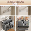 2026 New Stainless Steel Kitchen Knife Rack Storage Rack Multifunctional Vegetable Knife Chopstick Tube Chopstick Cage Integrated Storage Box