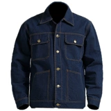 Джинсовый хлопковый износостойкий комбинезон подходит для мужчин и женщин, защита от ожогов, оверсайз