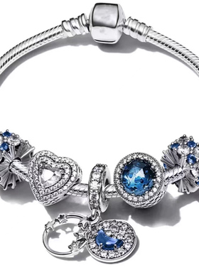 手链S925纯银闪耀星河手链萌宠天使手镯套装送女友情人节礼物