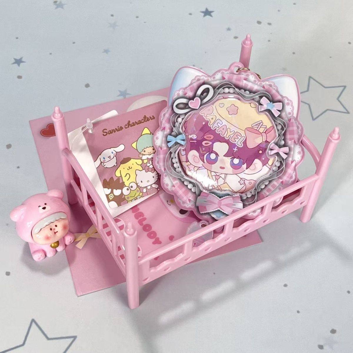 可爱原创珍珠猫耳吧唧保护套道具谷子徽章58-65展示收纳痛包挂件,淘宝优惠券,粉丝福利购,淘宝优惠卷